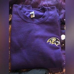 Last of the Flock- only one left Ravens Purple Sweatshirt size M